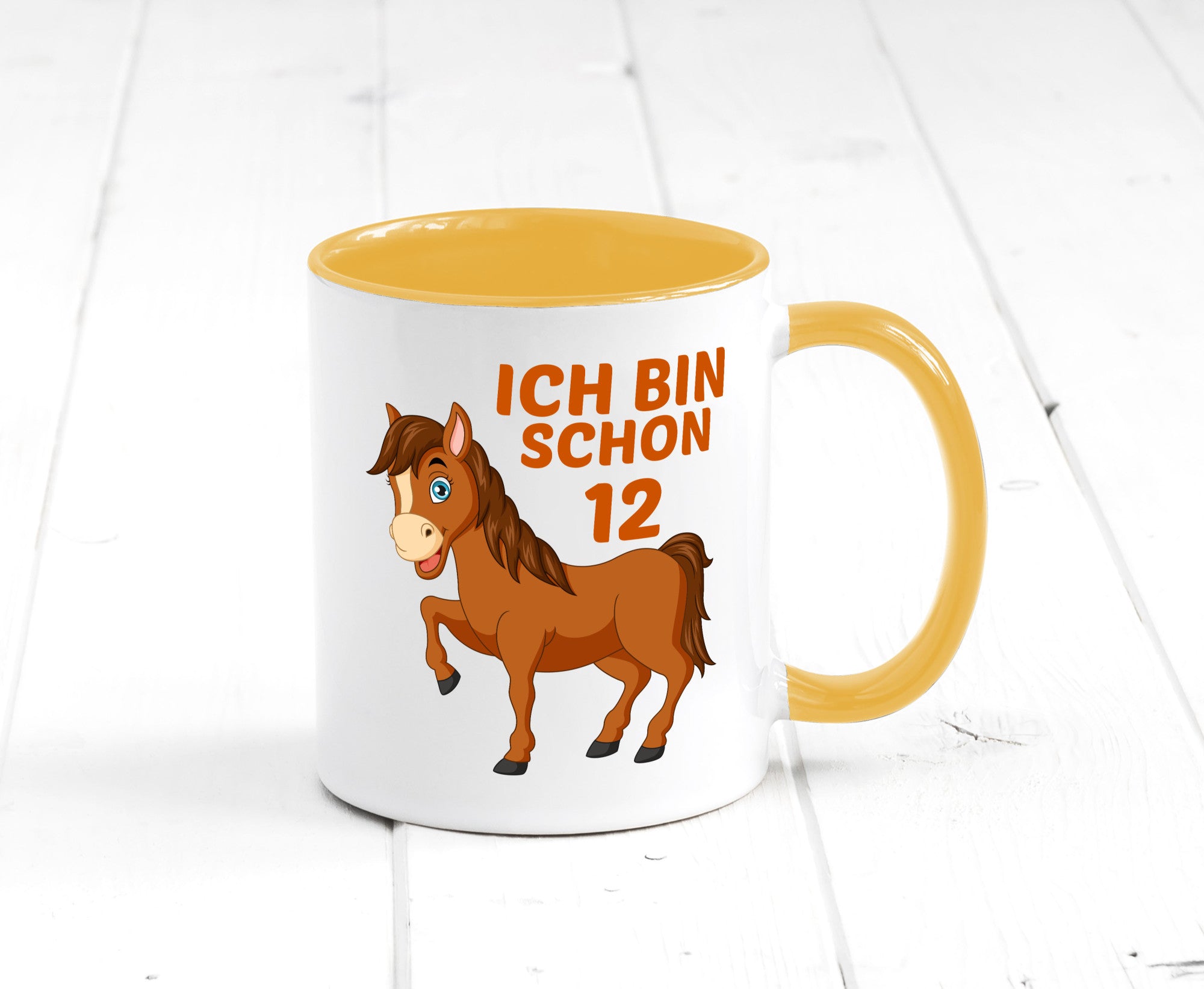 12. Geburtstag | Ich bin schon 12 Pferde Pony Geschenkidee Humor Tasse