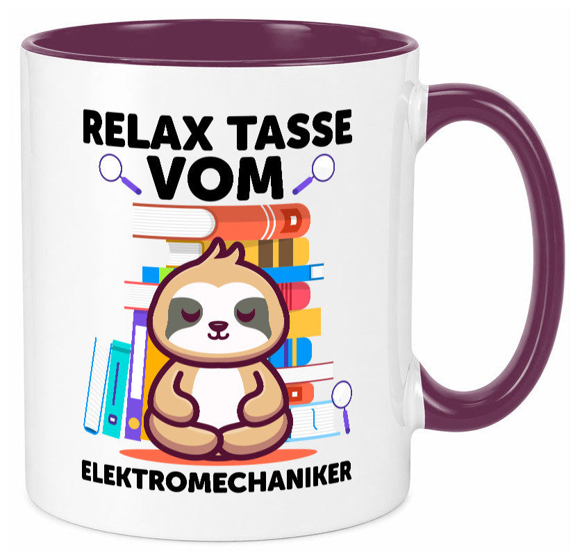 Relax Tasse: Elektromechaniker | Mechaniker Geschenk Humor Geschenkidee