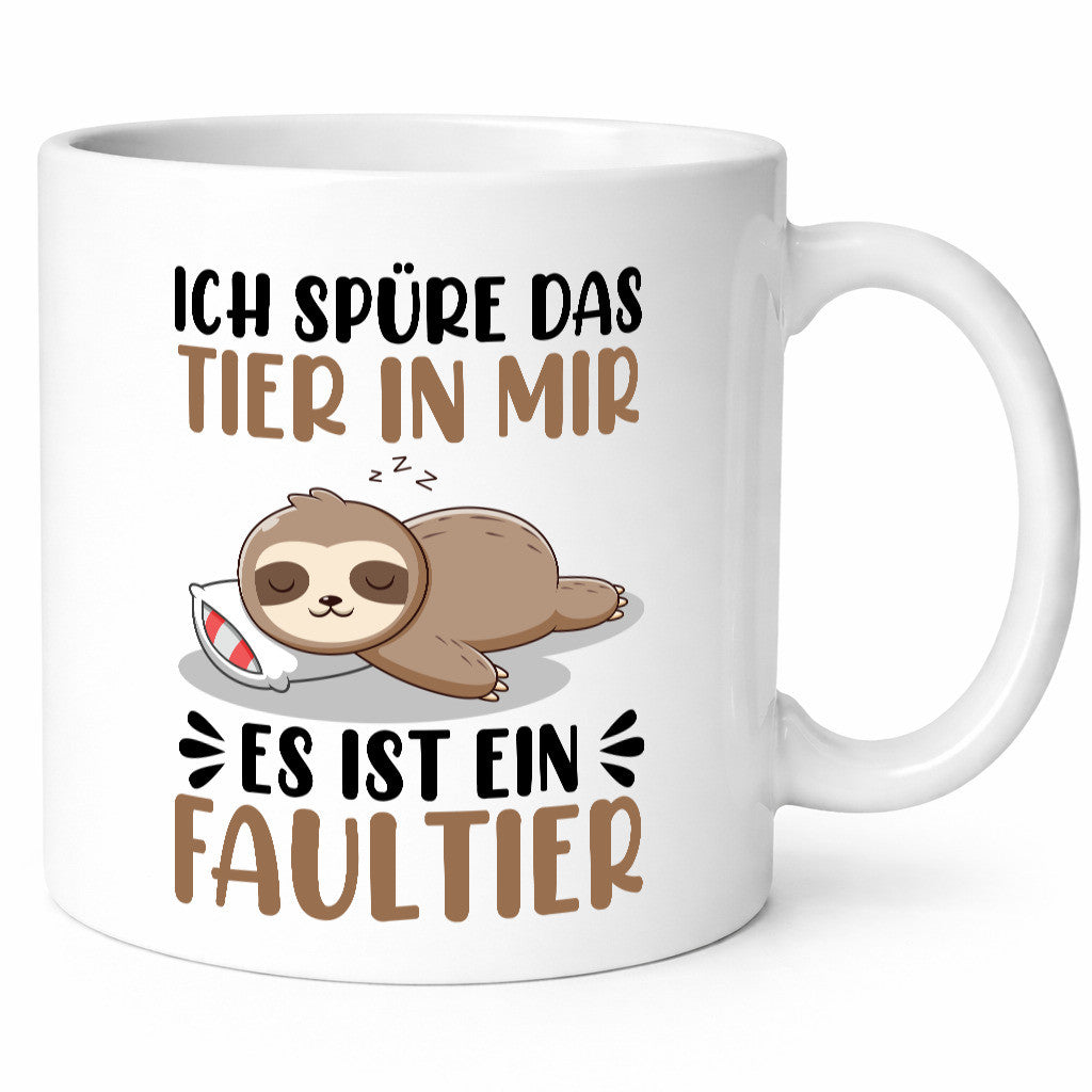 Ich bin ein Faultier Geschenk Tierliebhaber Humor lustiger Spruch Tasse