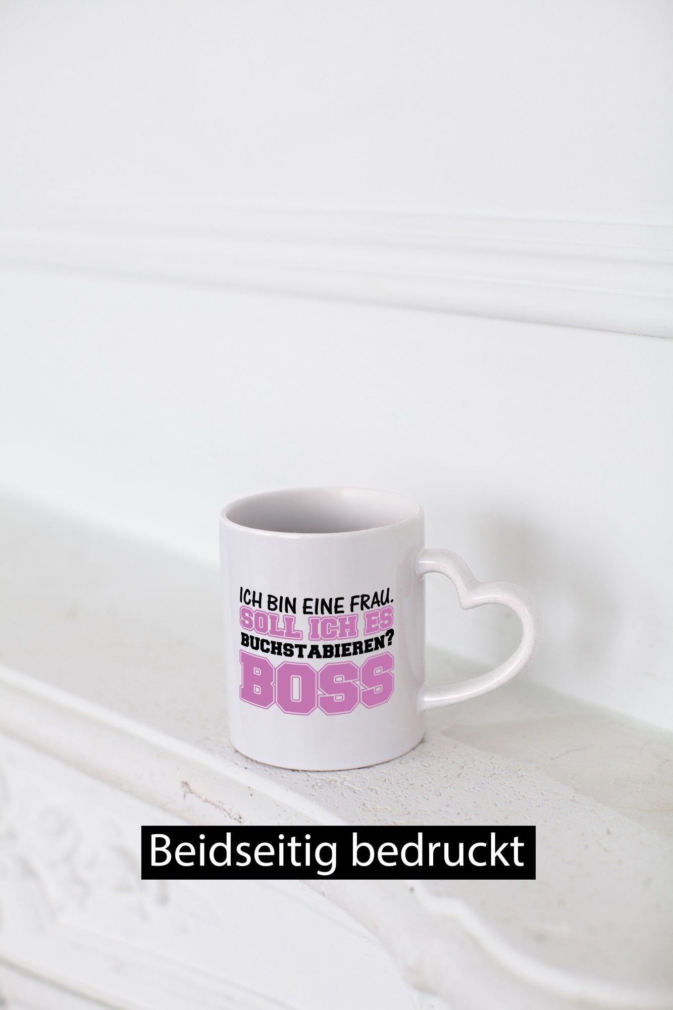 Ich bin der Boss Geschenk Humor Geschenkidee lustiger Spruch Tasse