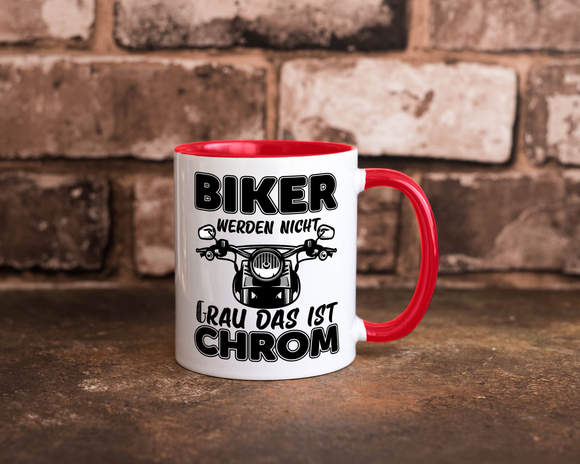 Biker werden nicht grau | Motorrradfahrer Tasse Humor Geschenkidee