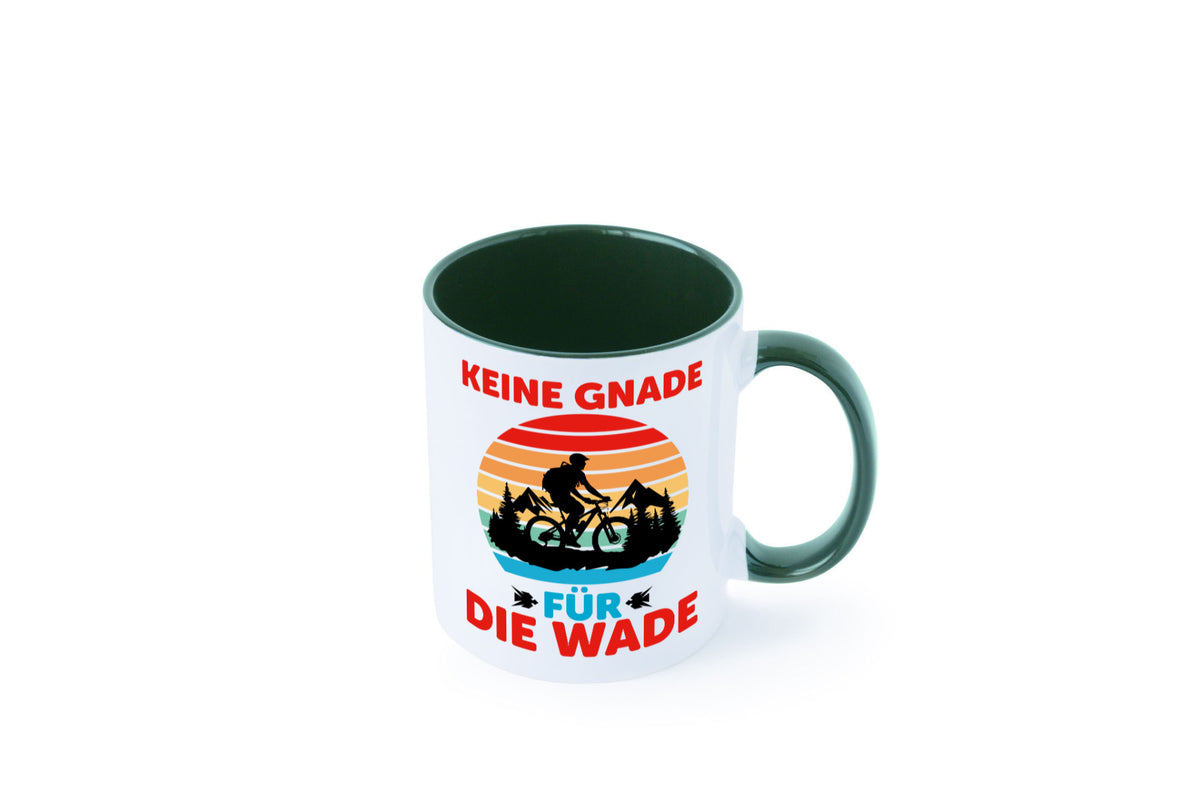 Keine Knade für die Wade | BMX Renrad Biker v2 lustig Humor Geschenkidee Tasse
