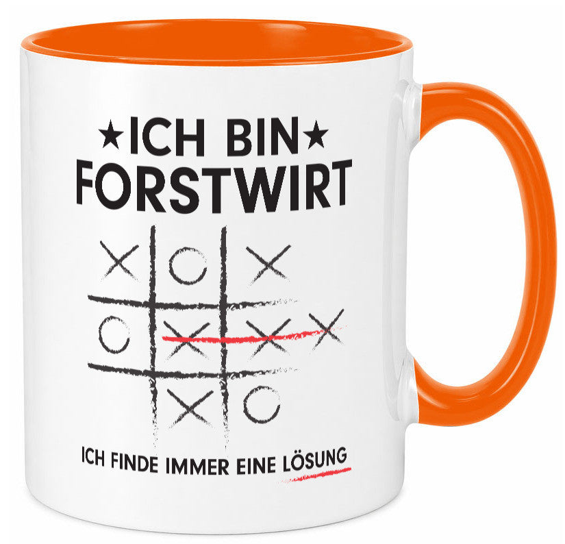 Lösung finden: Forstwirt | Waldarbeiter v2 Geschenkidee Arbeit Kollegen Büro