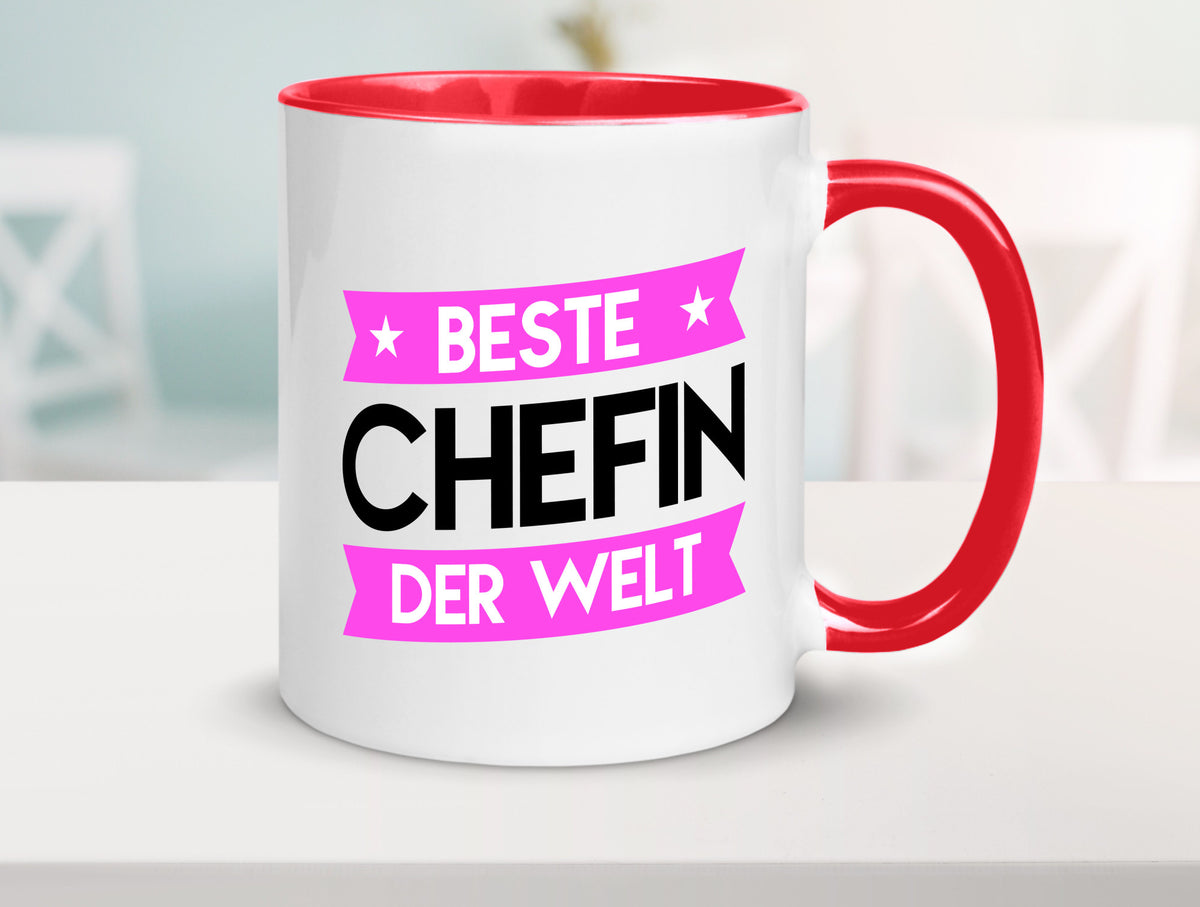 Beste Chefin | Führungskraft Vorgesetzte Humor Arbeit Kollegen Büro Tasse