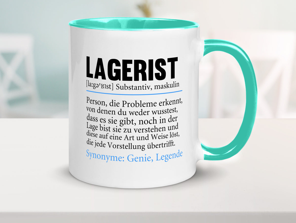 Lagerist | Spruch Beruf Lageristen Lager Arbeiter lustiger Geschenk Arbeit Tasse