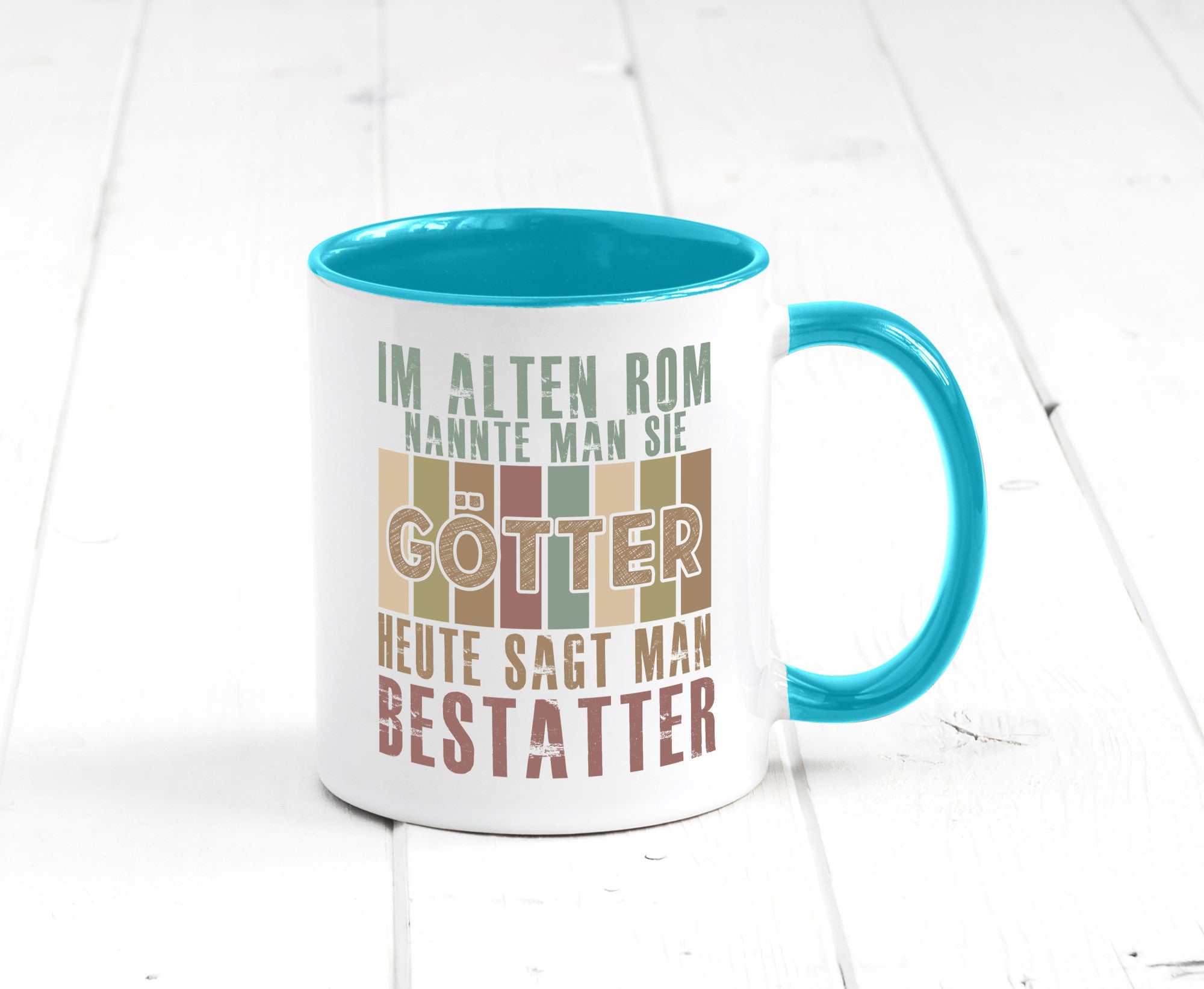 Heute sagt man: Bestatter | Bestattung Totengräber Geschenk Humor Geschenkidee