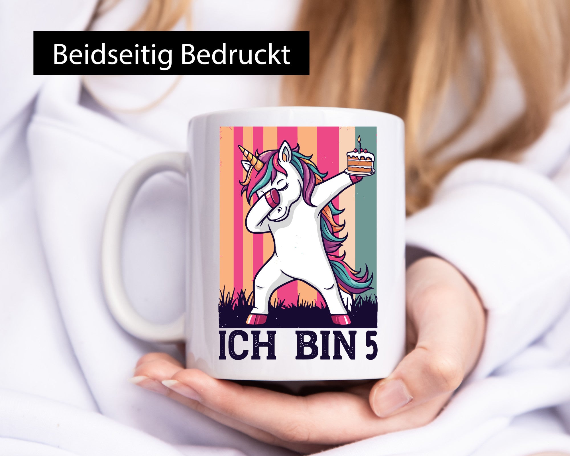 5 Geburtstag | Einhorn Damping Mädchen Humor Geschenkidee Tasse