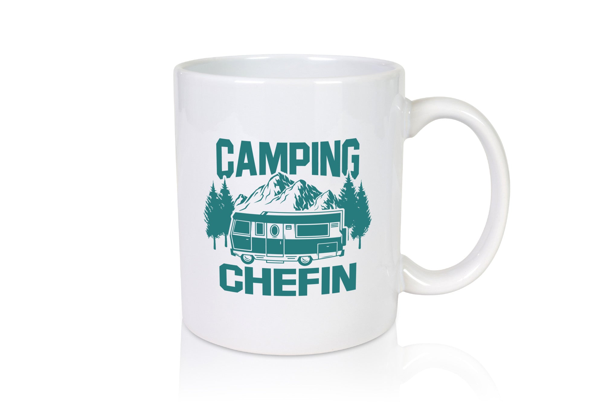 Camping Chefin | Wohnmobil Geschenk Arbeit Kollegen Büro lustiger Spruch Tasse