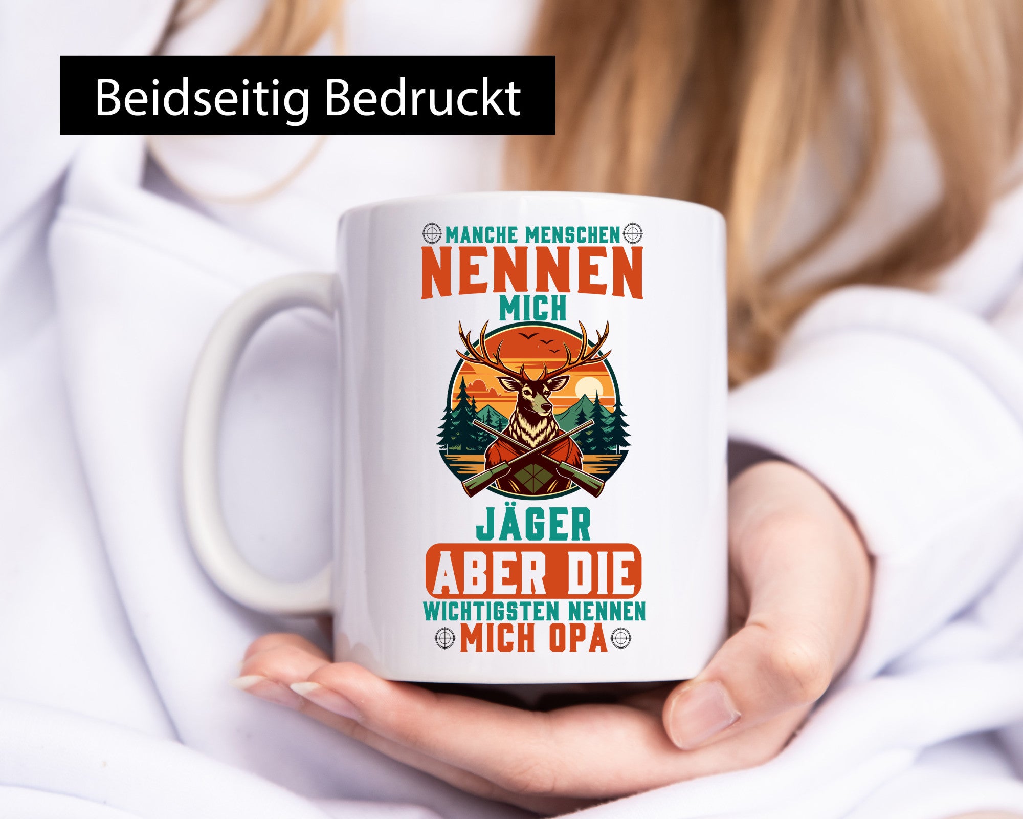 Die wichtigsten nenne mich Opa | Jäger Großvater Geschenk Familie Geschenkidee