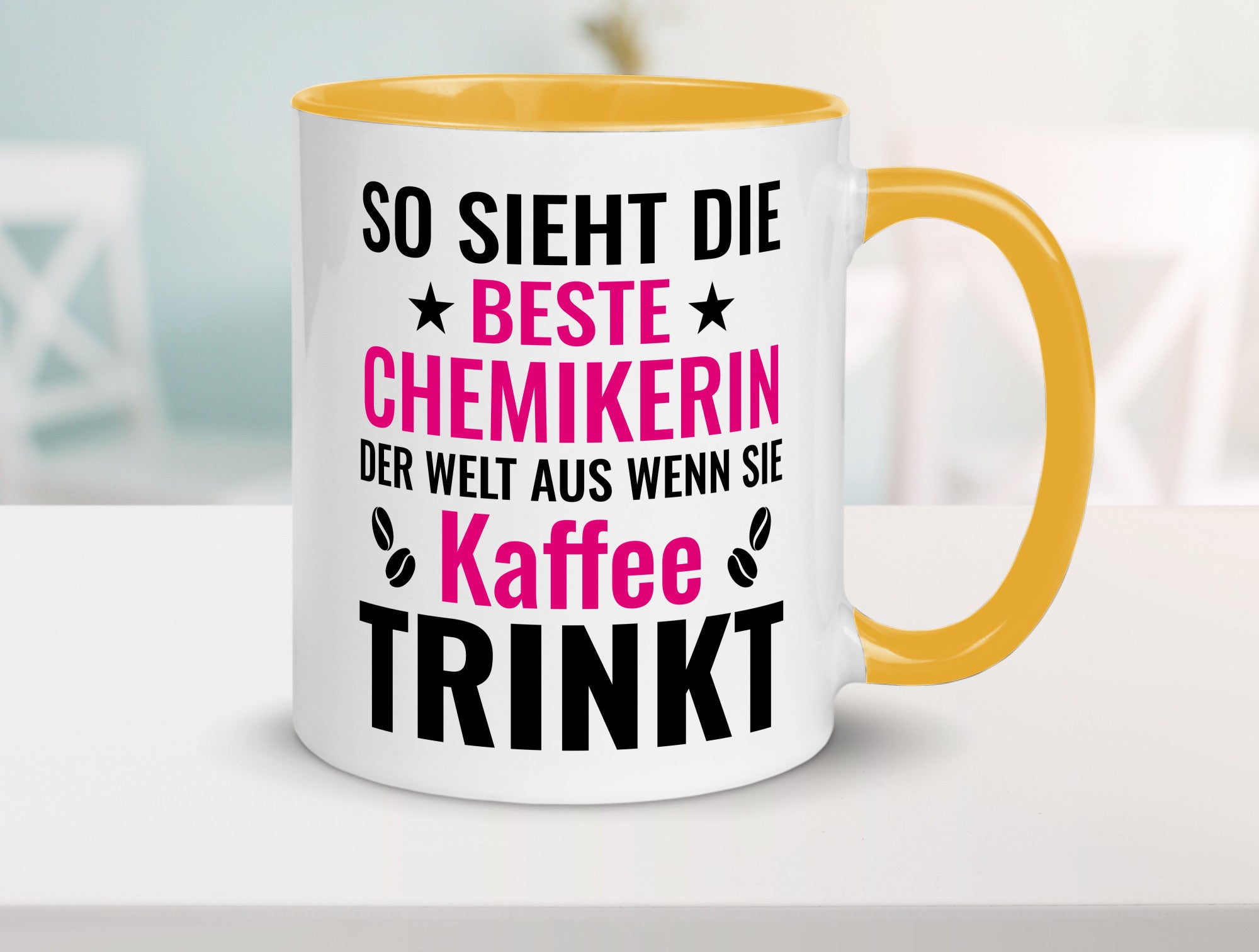 Kaffee trinkt: Chemikerin | Chemie Labor Geschenkidee Humor Tasse