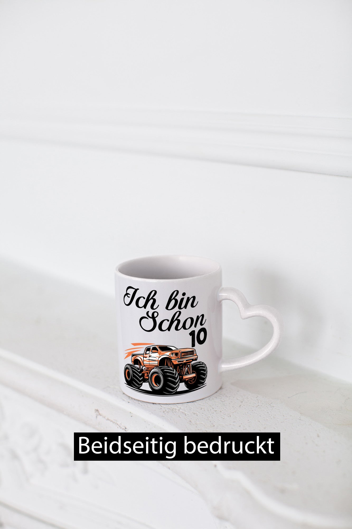 10. Geburtstag | Monster truck 10 Jahre Geschenkidee Humor Tasse