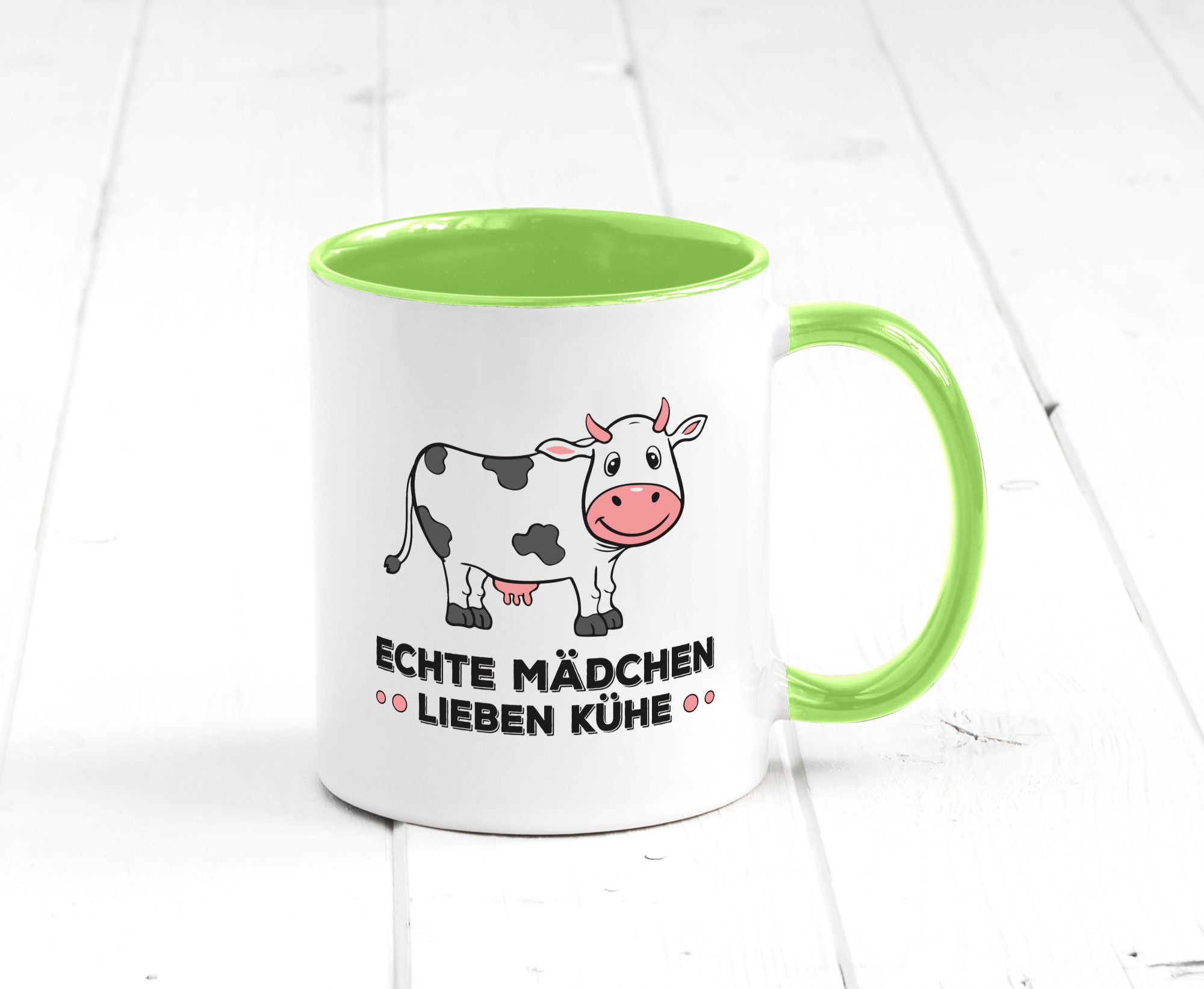 Echte mädchen lieben Kühe | Farm Farmer Bauer lustiger Spruch Geschenk Humor