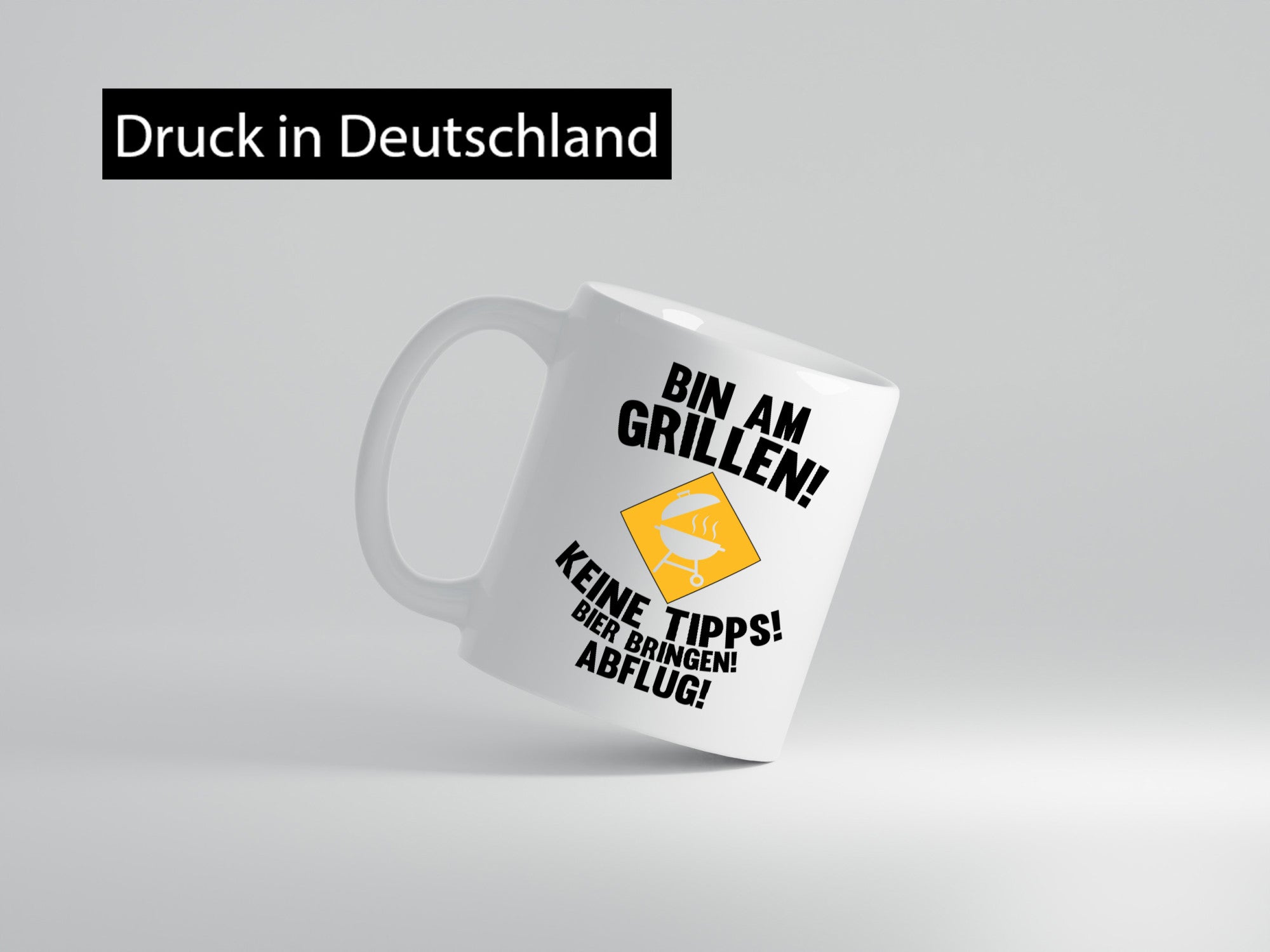 Bin am Grillen | Bier bringen und Abflug Grillmeister Geschenk Humor