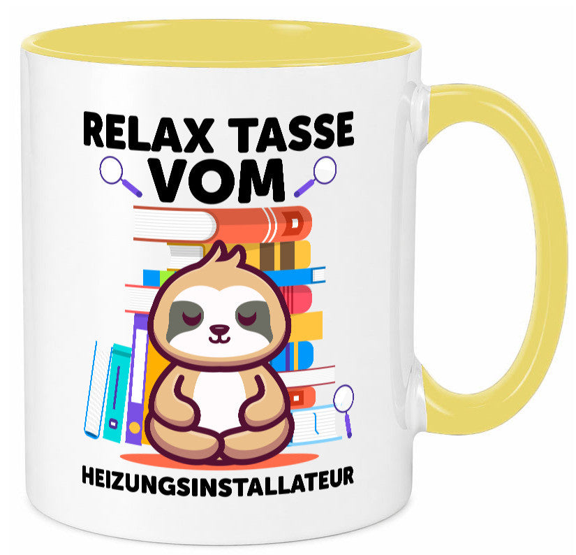 Relax Tasse: Heizungsinstallateur | Heizungsbauer Geschenkidee Humor Tasse