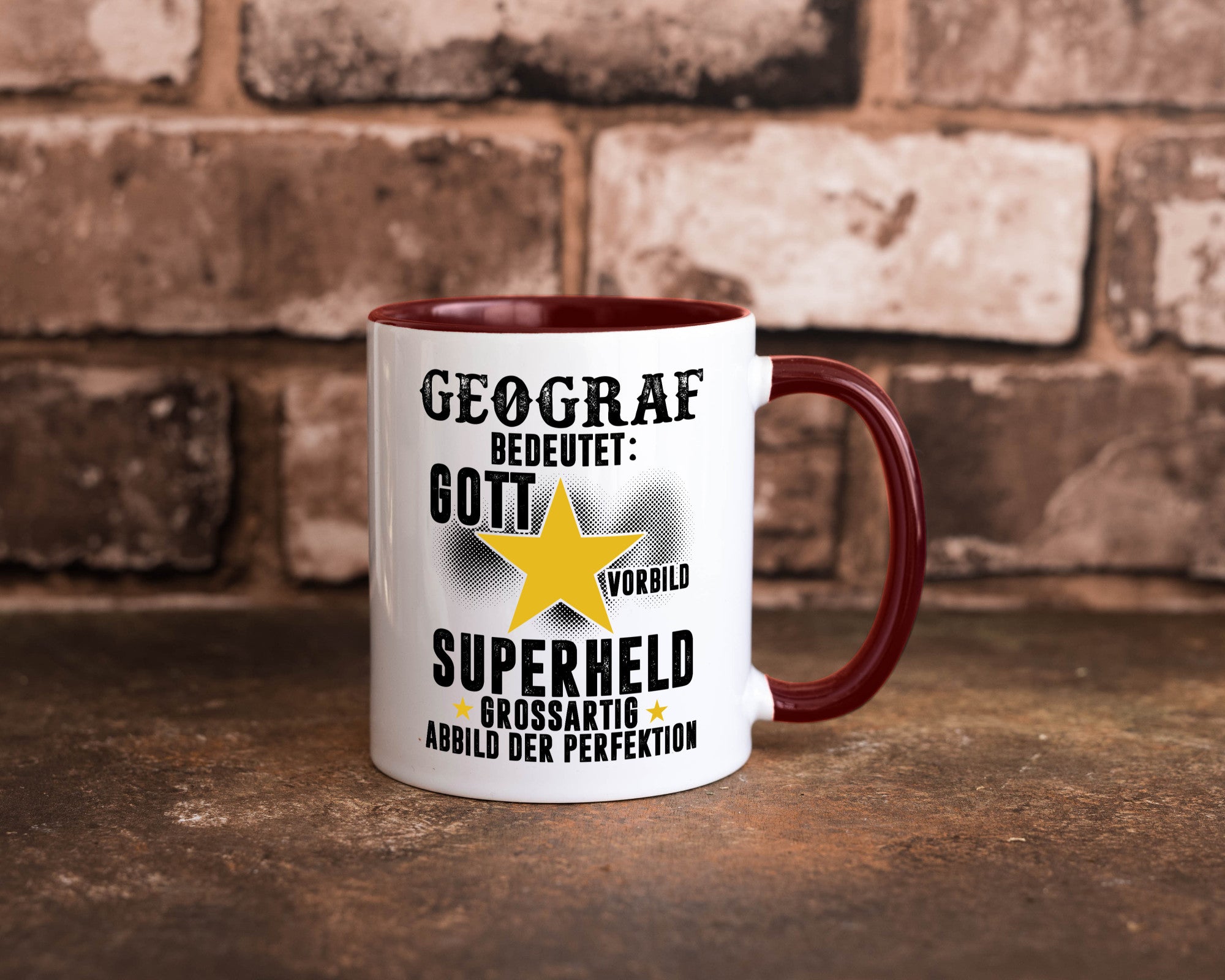 Bedeutung von Geograf | Geografie lustiger Spruch Geschenk Humor Geschenkidee