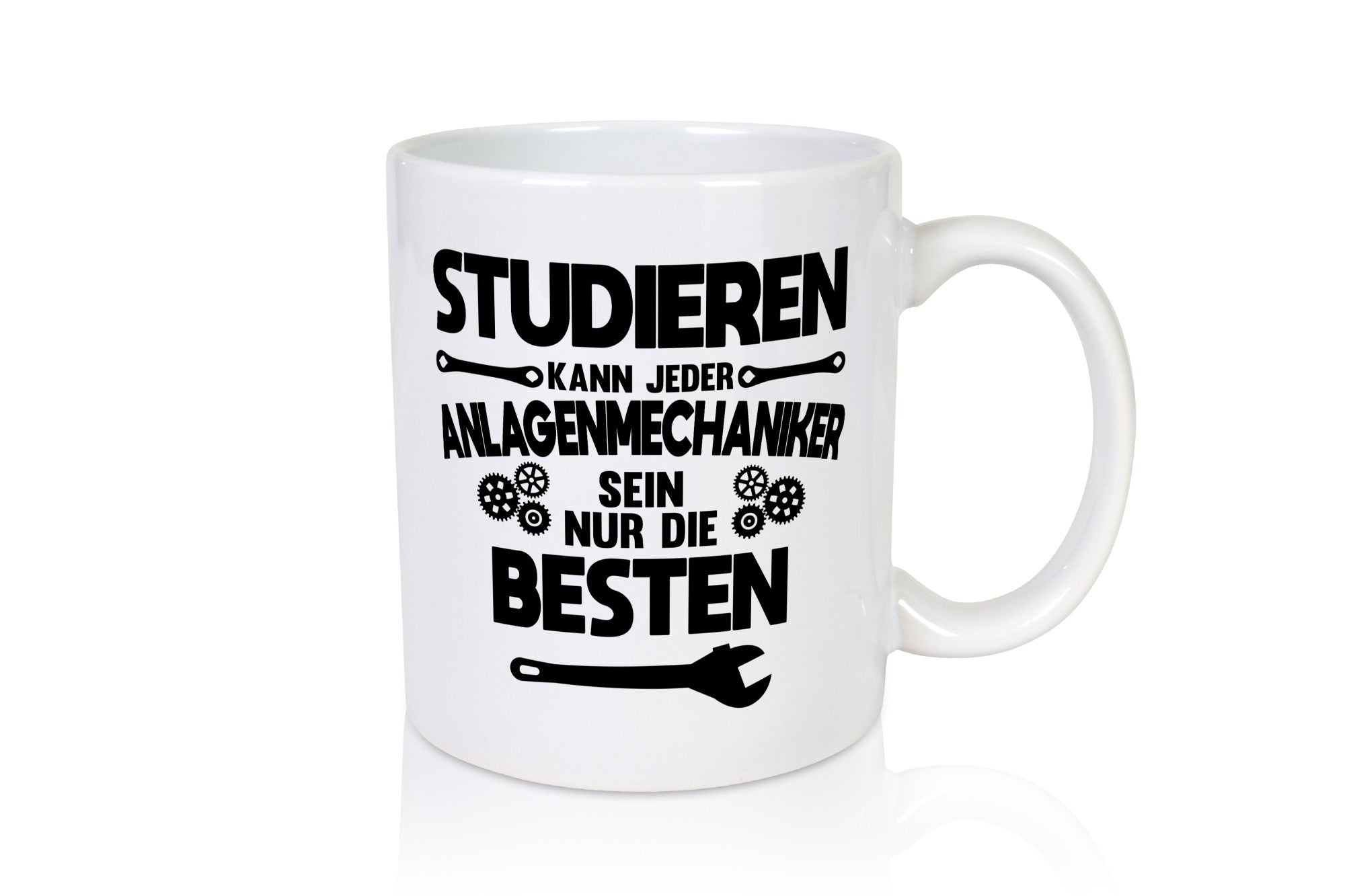 Nur die besten werden Anlagenmechaniker Humor Geschenkidee Tasse
