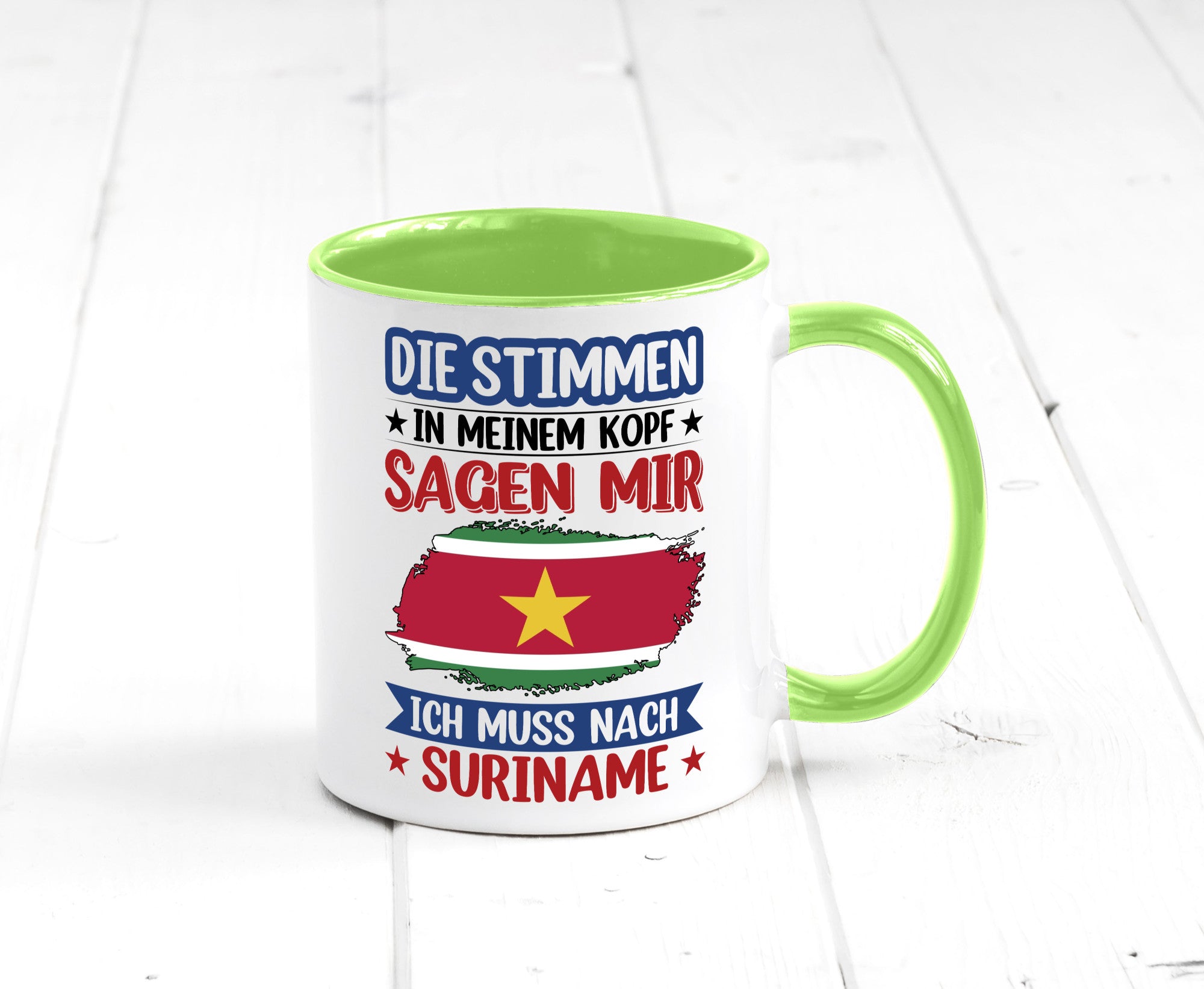 Suriname | Urlaub Stimmen in meinem Kopf Traumland v2 Geschenk Humor