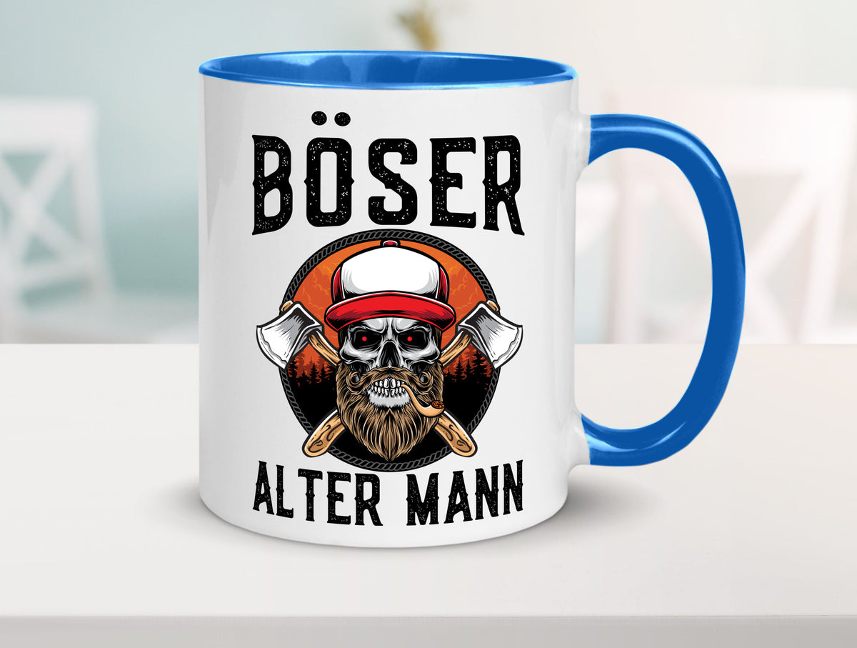 Böser alter Mann Humor Geschenkidee Tasse
