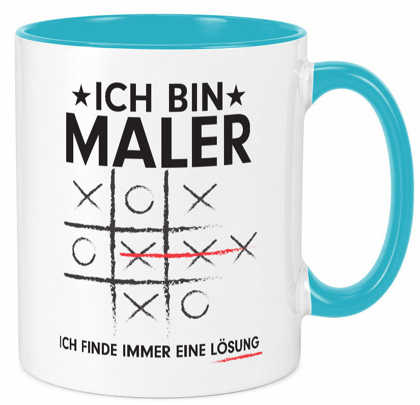 Löse Probleme: Maler | Malerei Geschenkidee Humor Tasse