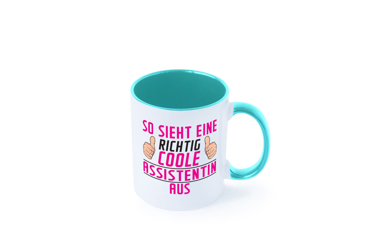 Richtig Coole Assistentin | Assistenz Hilfskraft lustig Humor Geschenkidee Tasse