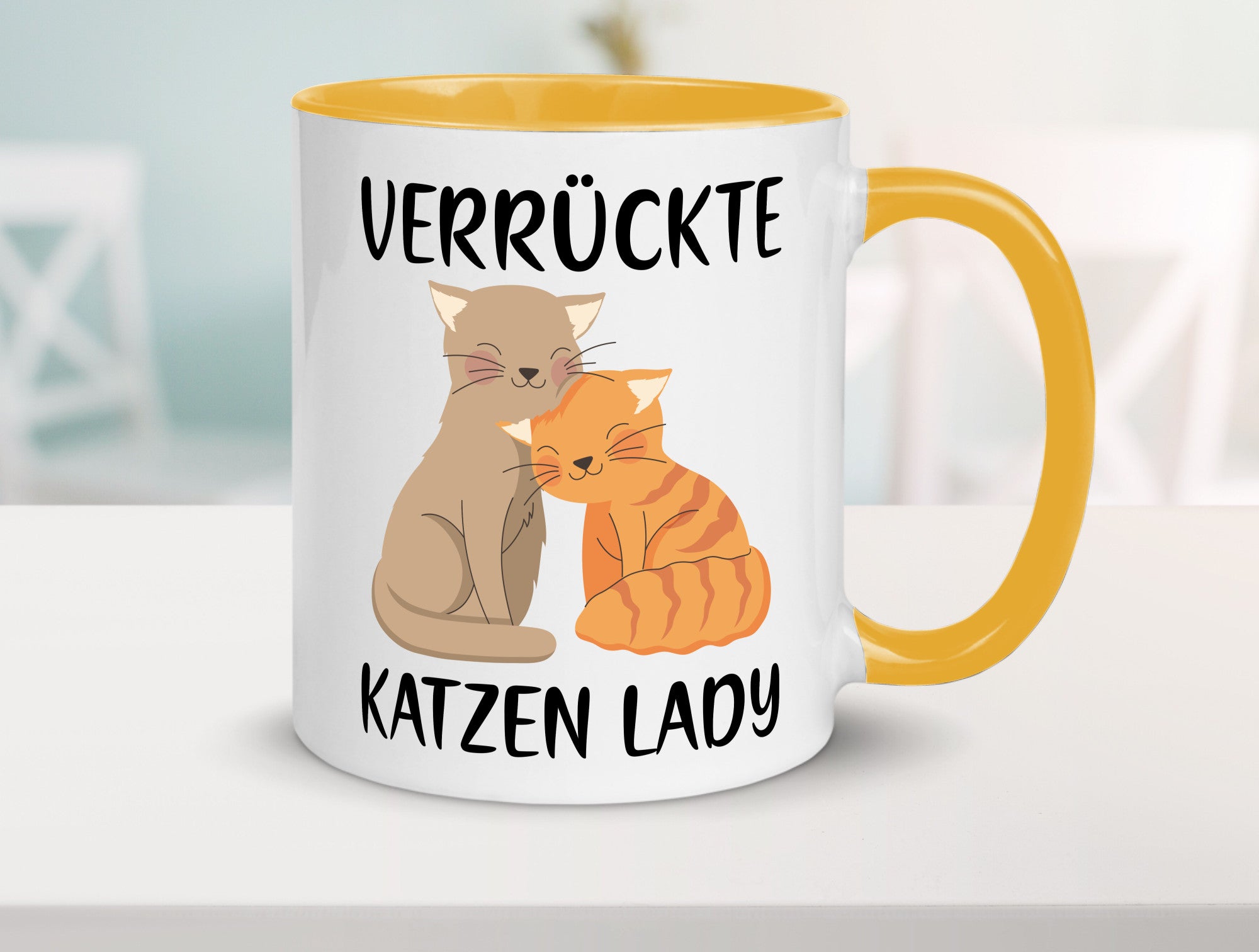 Verrückte Katzen Lady | Ich liebe Katzenliebhaber Geschenk Tierliebhaber Humor