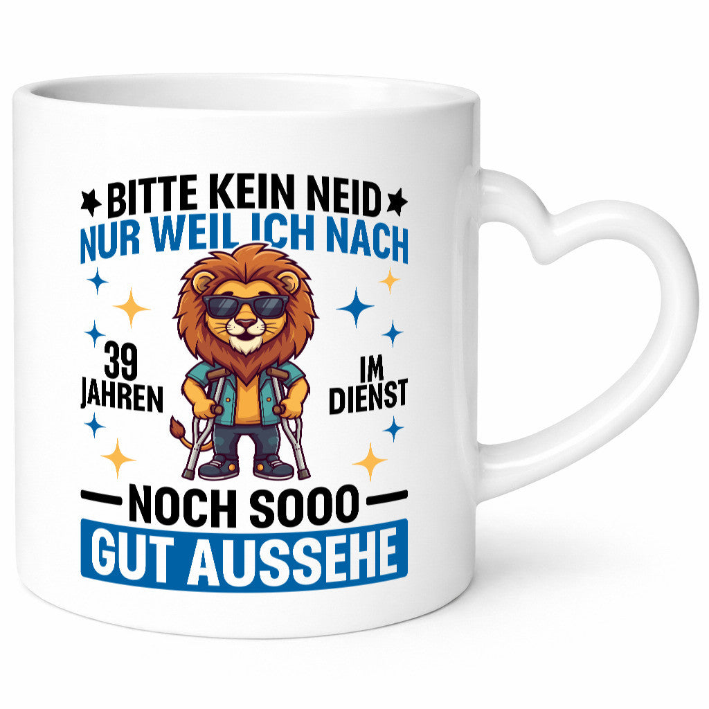 39 Jahre im Dienst | Arbeitsjubiläum Arbeit Humor Kollegen Büro Geschenkidee