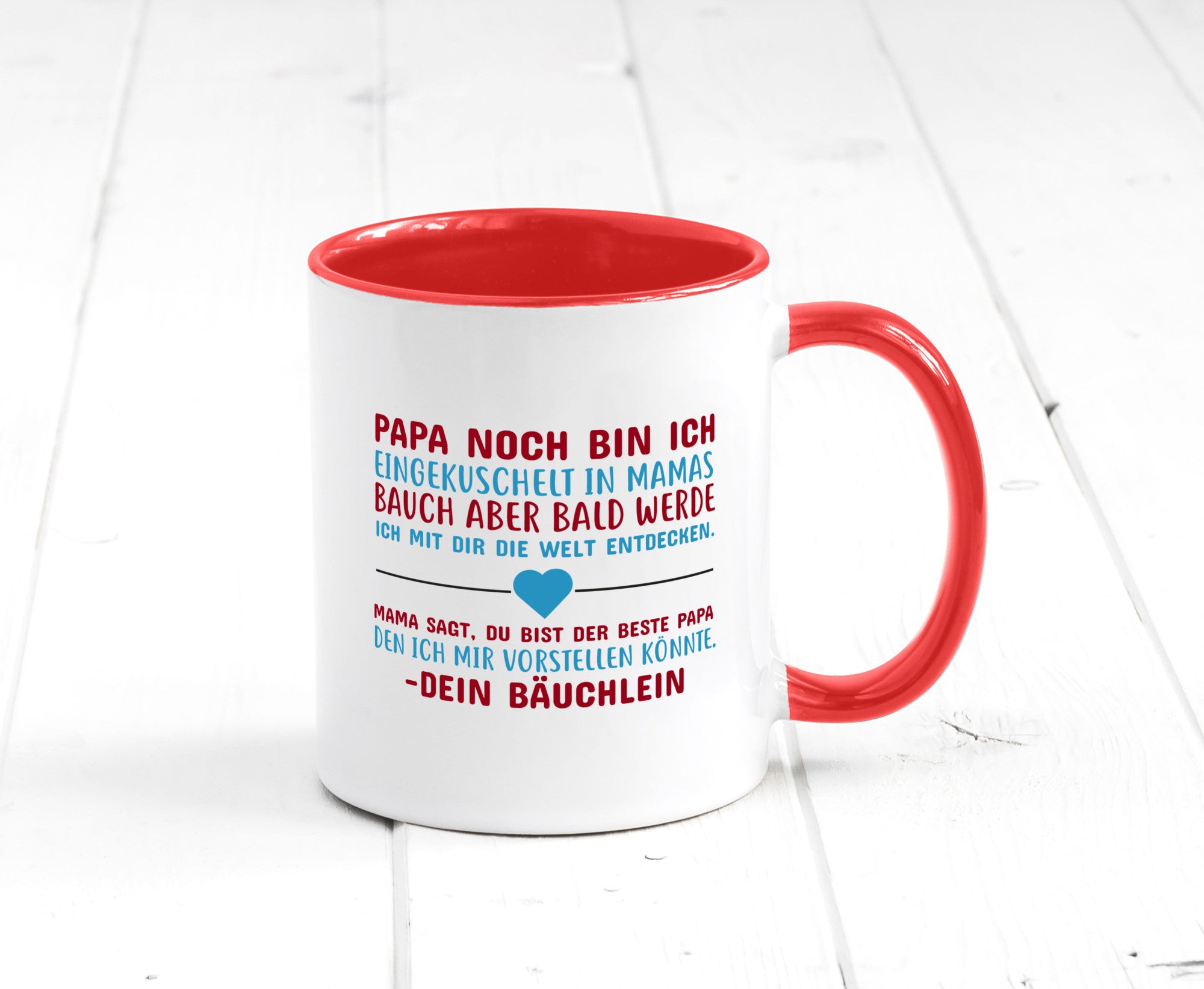 Schwangerschaft | Vaterschaft Tasse Papa Spruch Geschenk Familie Geschenkidee