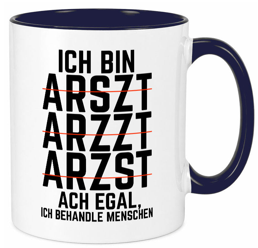 Ich bin Arzt | Rechtschreibung Klinik lustiger Spruch lustig Humor Geschenkidee