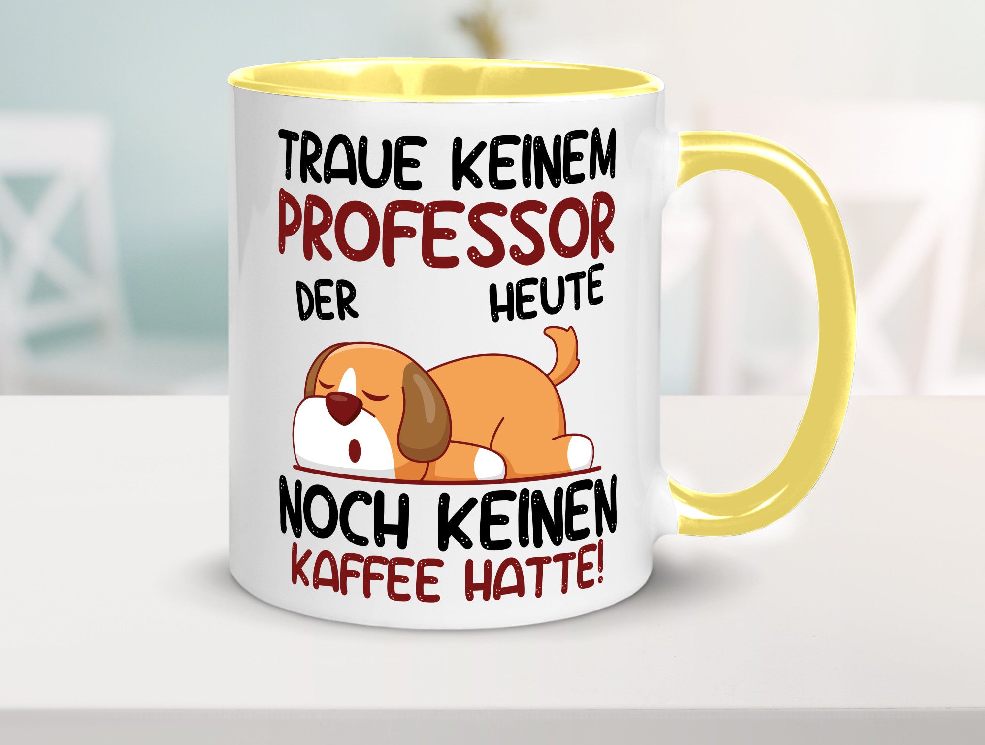 Traue keinem Professor | Uni Universität Geschenkidee Humor Tasse