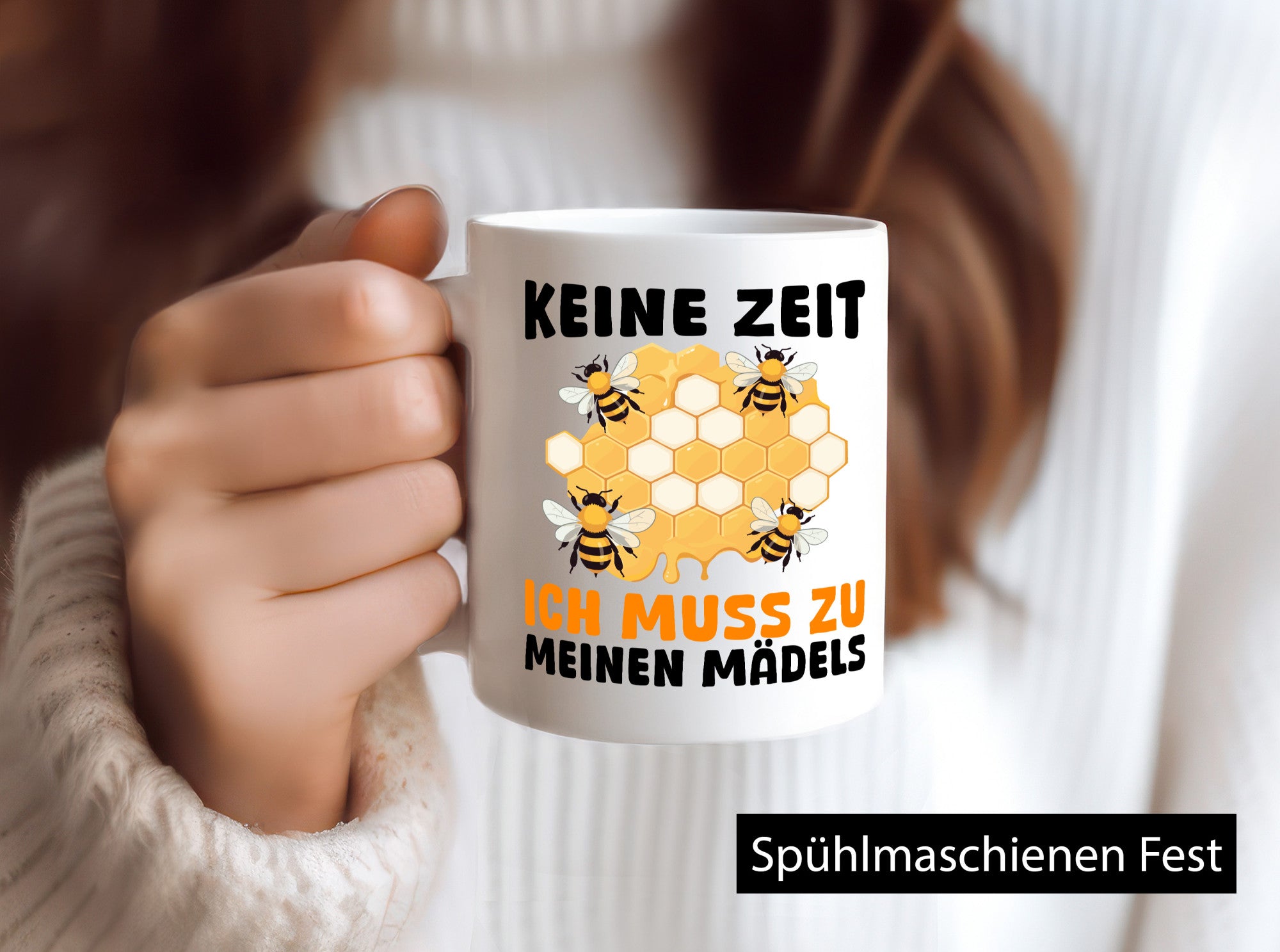 Keine Zeit muss zu meinen Mädels | Bienen Imker v2 Geschenk Humor Geschenkidee