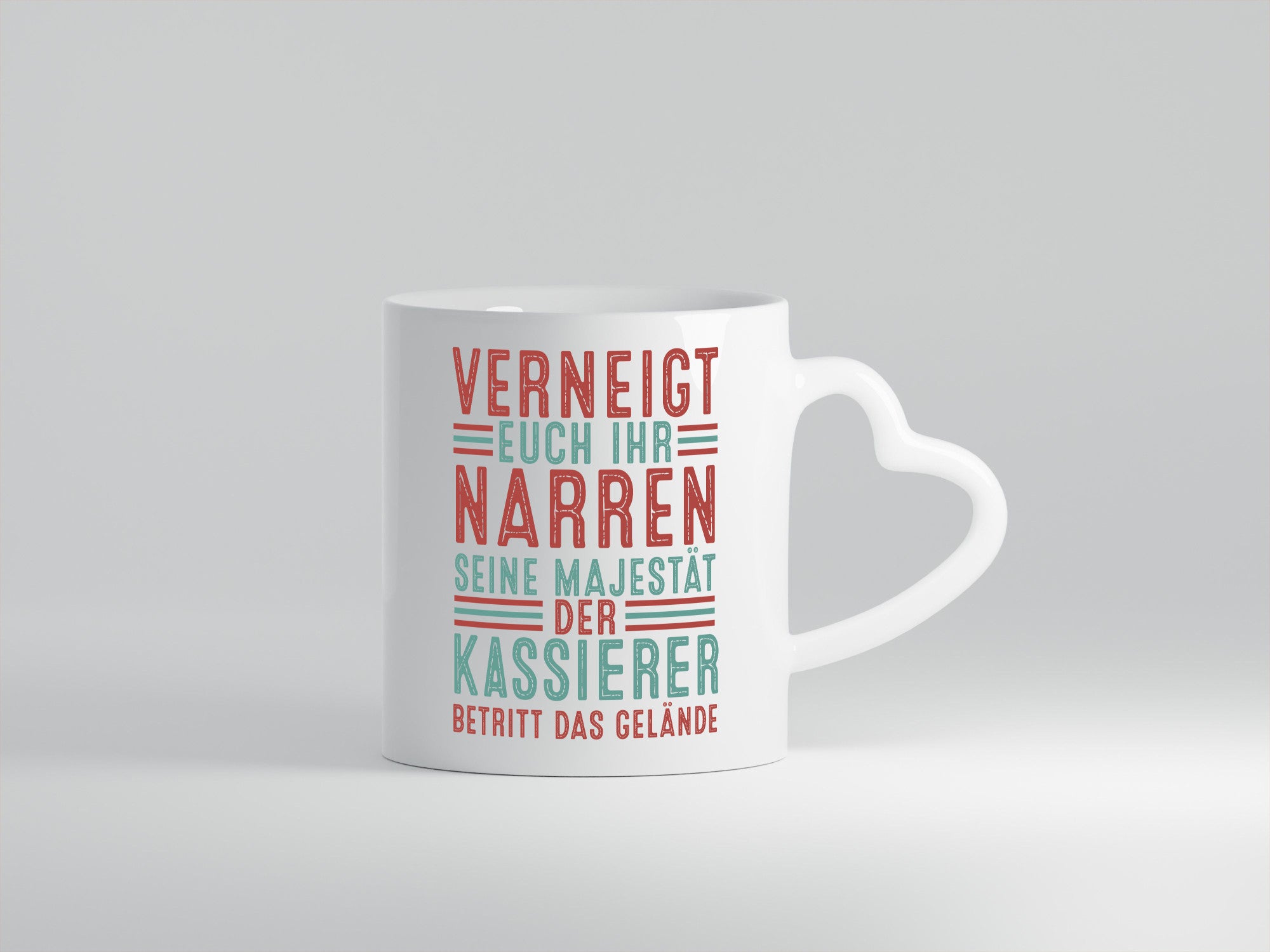 Verneigt euch: Kassierer lustig Humor Geschenkidee Geschenk Tasse