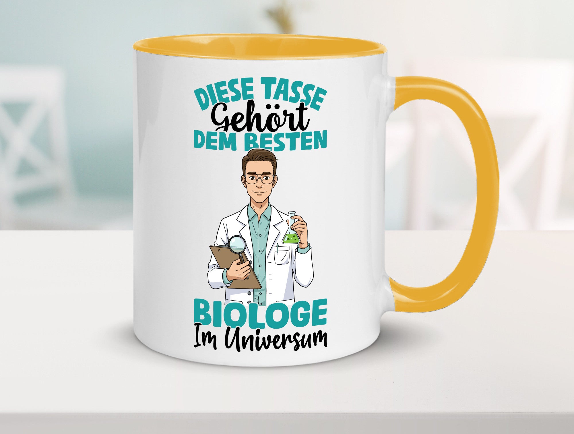 Im Universum: Biologe | Biologie Naturforscher Humor Geschenkidee Tasse