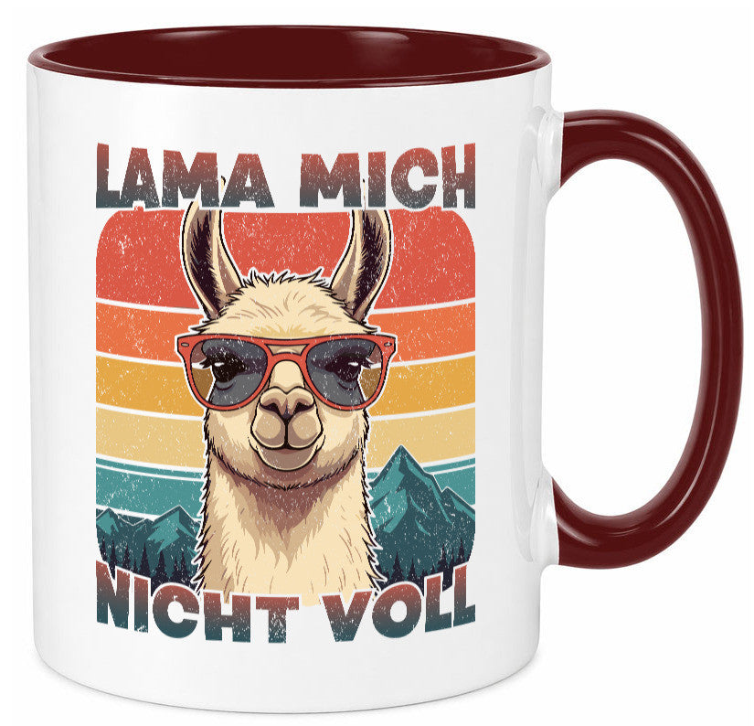 Lama mich nicht voll | Alpaka Kamel Retro lustig Humor Geschenkidee Geschenk