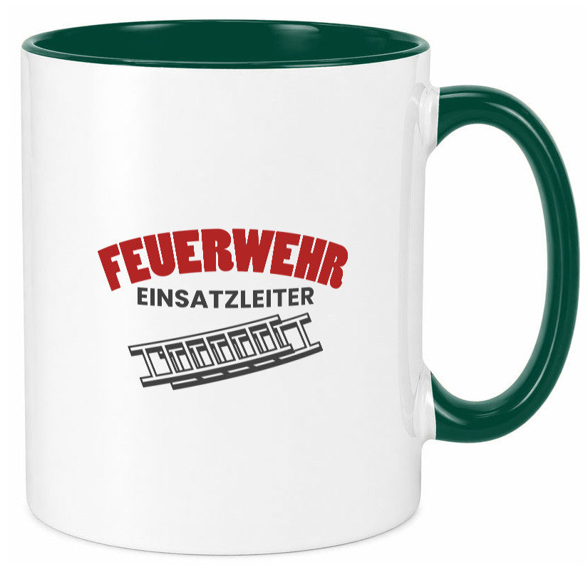 Feuerweher Einsatzleiter | Feuerwehrmann Feuerlöscher Geschenk Humor Tasse