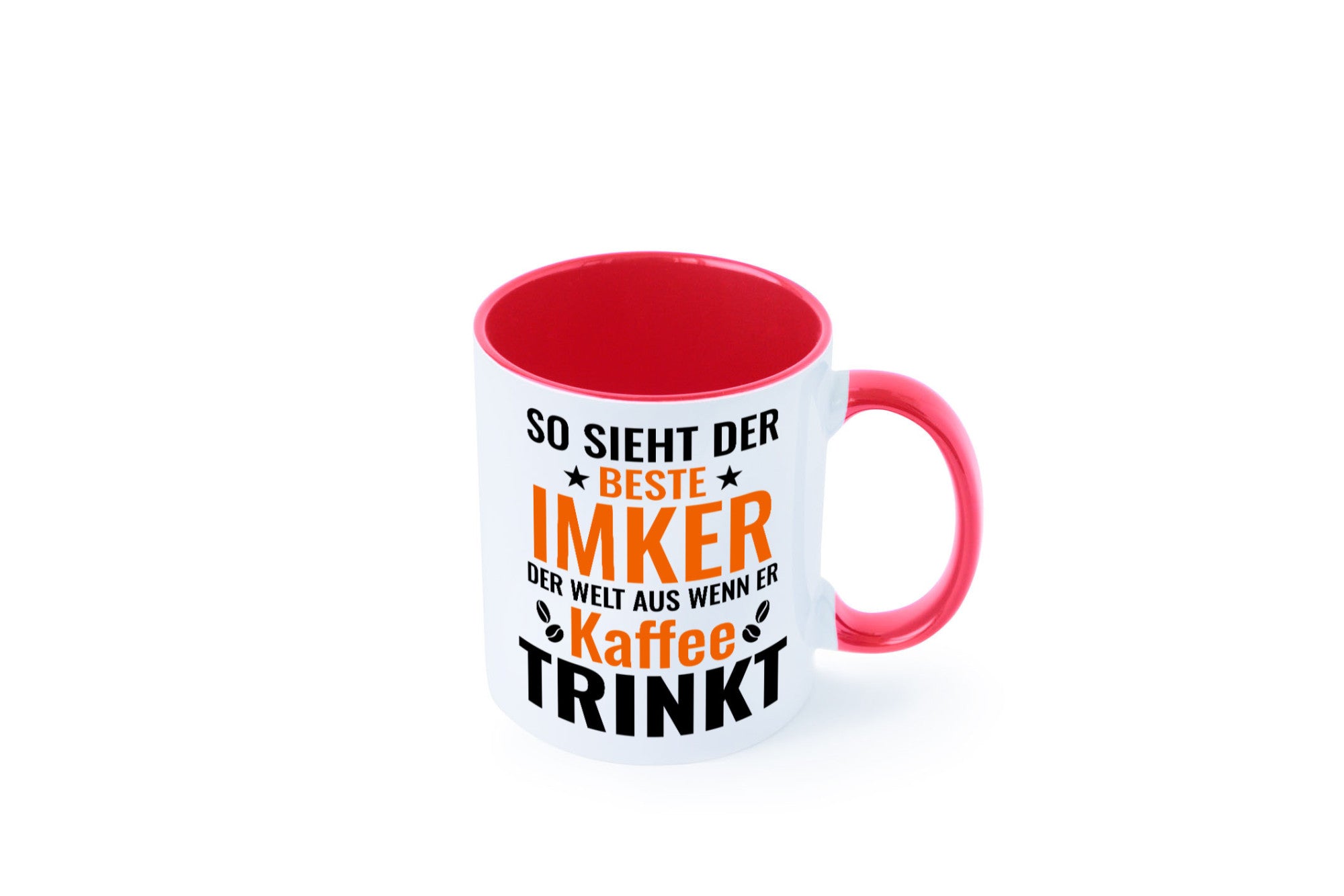 Kaffee trinkt: Imker | Imkerei lustiger Spruch Geschenk Humor Geschenkidee Tasse
