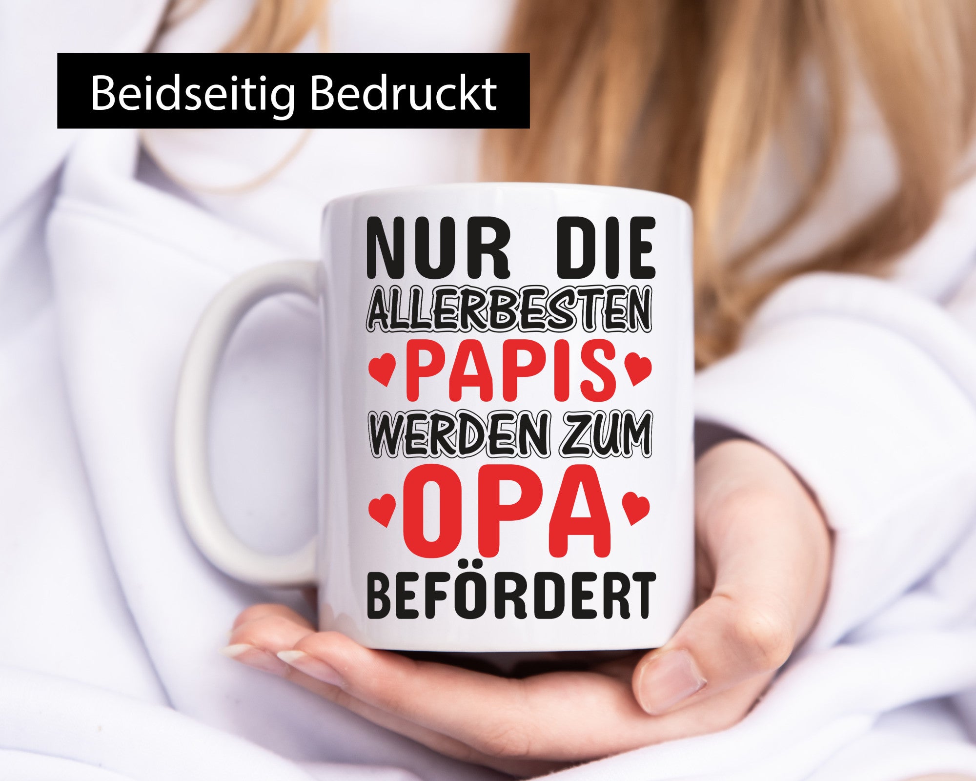 Beförderung zu Opa | Papa Tasse allerbeste Papis Geschenkidee Familie Humor