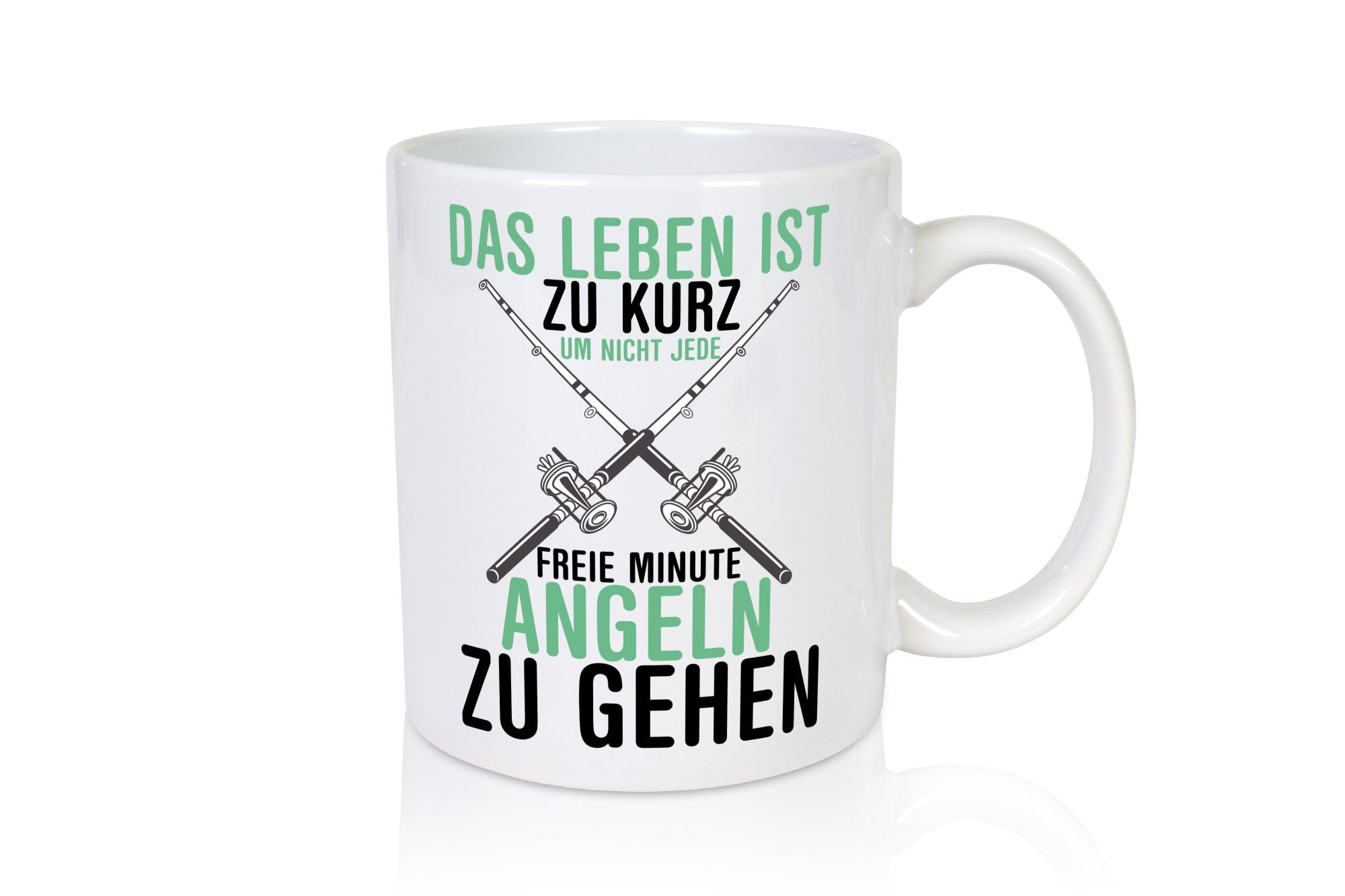 Das Leben ist zu kurz | Angeln Hobby Haken Fische Geschenk Humor Geschenkidee