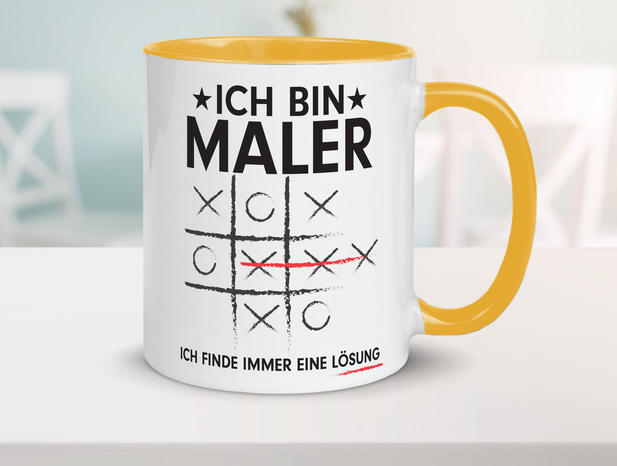 Löse Probleme: Maler | Malerei Geschenkidee Humor Tasse