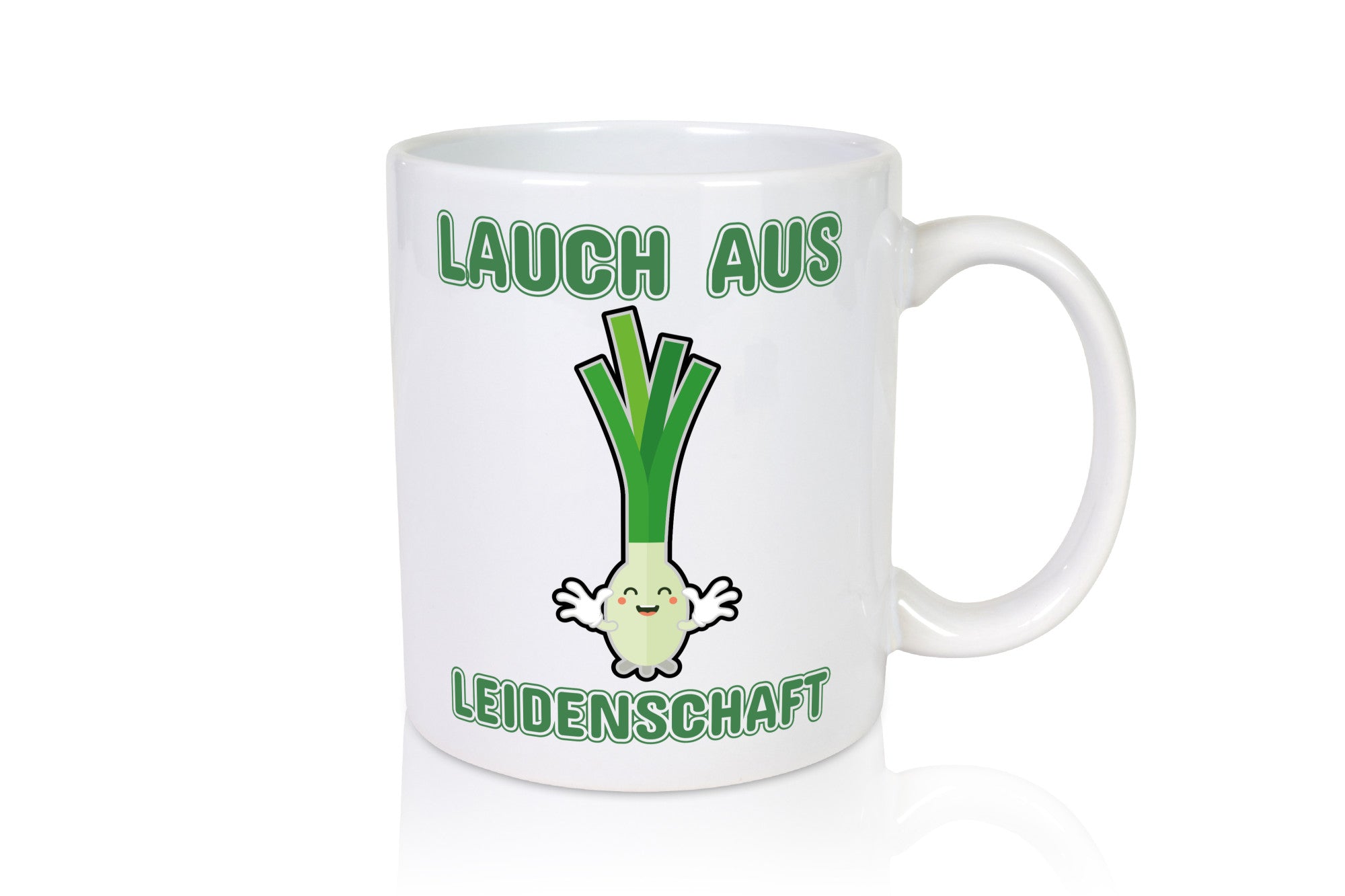 Ich bin ein Lauch lustig Humor Geschenkidee Geschenk Tasse