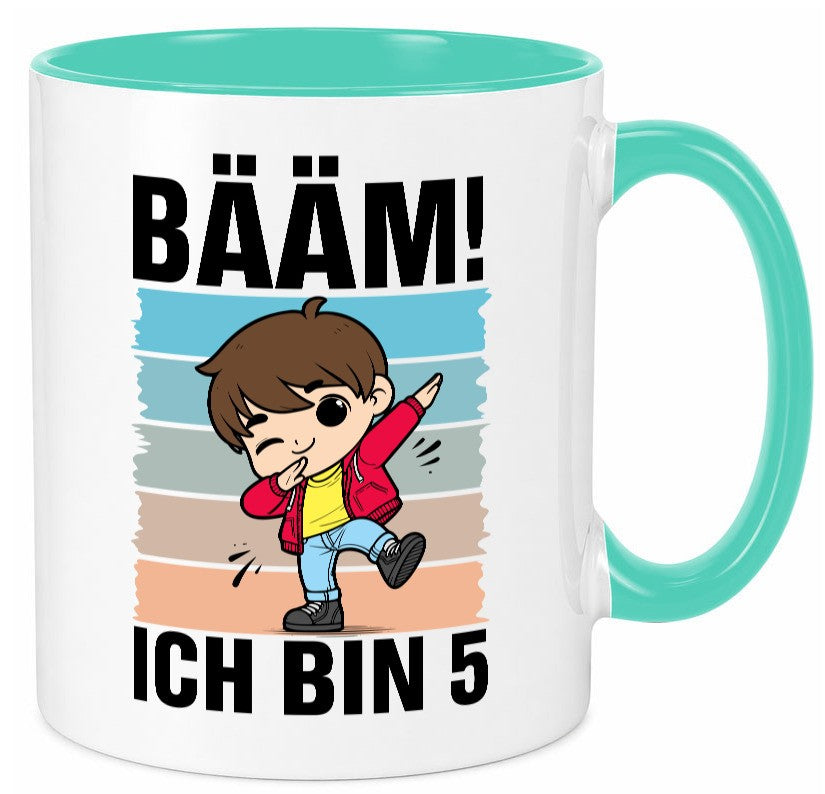 5. Geburtstag | Ich bin 5 Jahre Bäääm Dabbing Kind Geschenkidee Humor Tasse