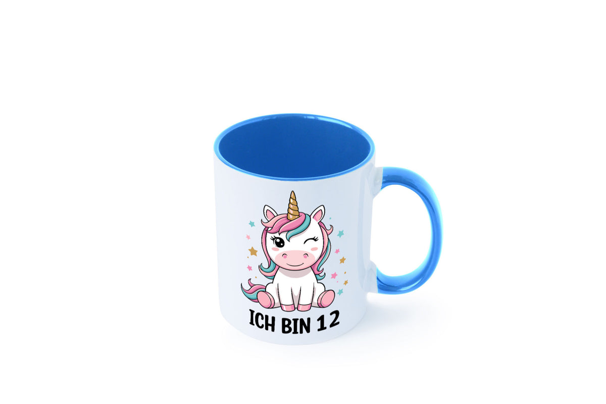 12. Geburtstag | 12 Jahre Einhorn Mädchen lustig Geschenkidee Geschenk Tasse