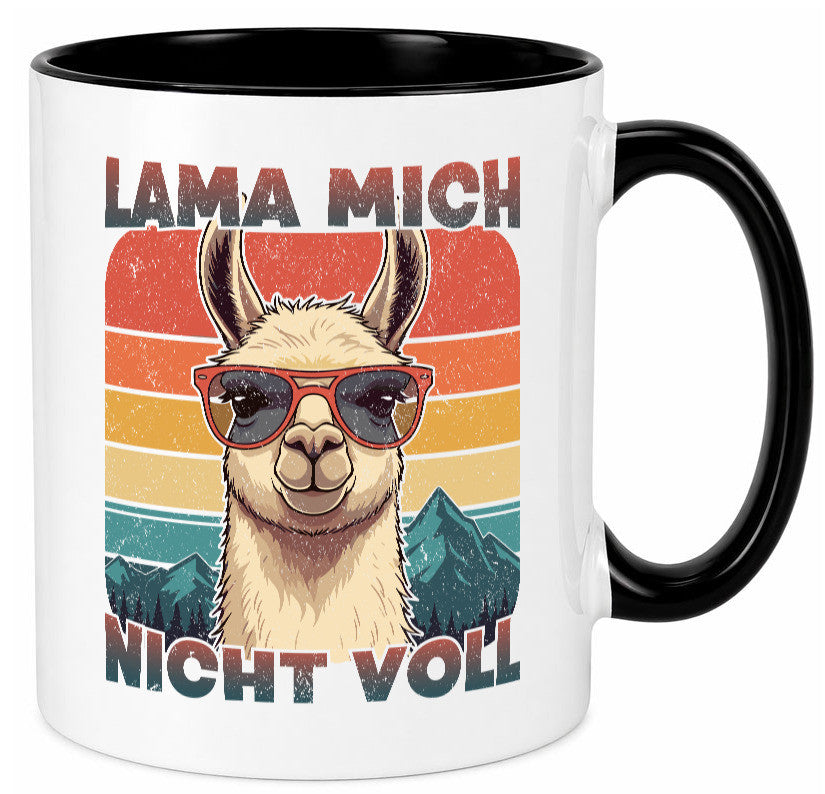 Lama mich nicht voll | Alpaka Kamel Retro lustig Humor Geschenkidee Geschenk