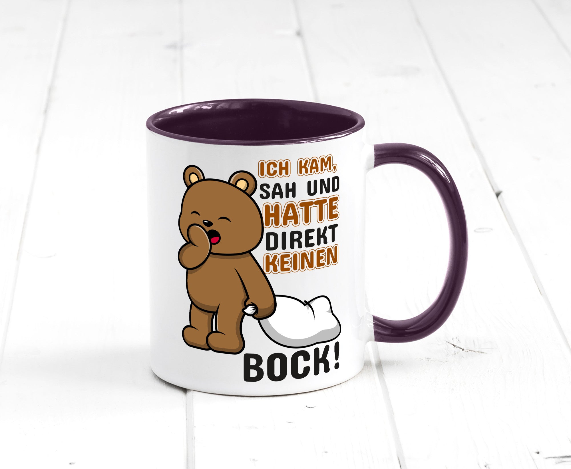Direkt keinen Bock! | Büro Faultier Morgenmuffel Geschenk Arbeit Kollegen