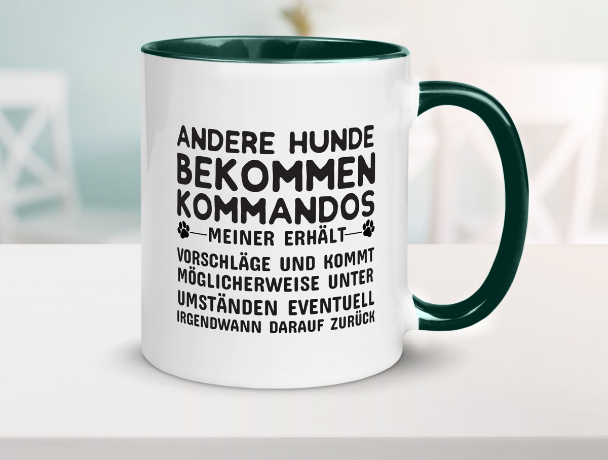 Hunde Training | Hundebesitzer Tasse Hundekommando lustig Tierliebhaber Humor