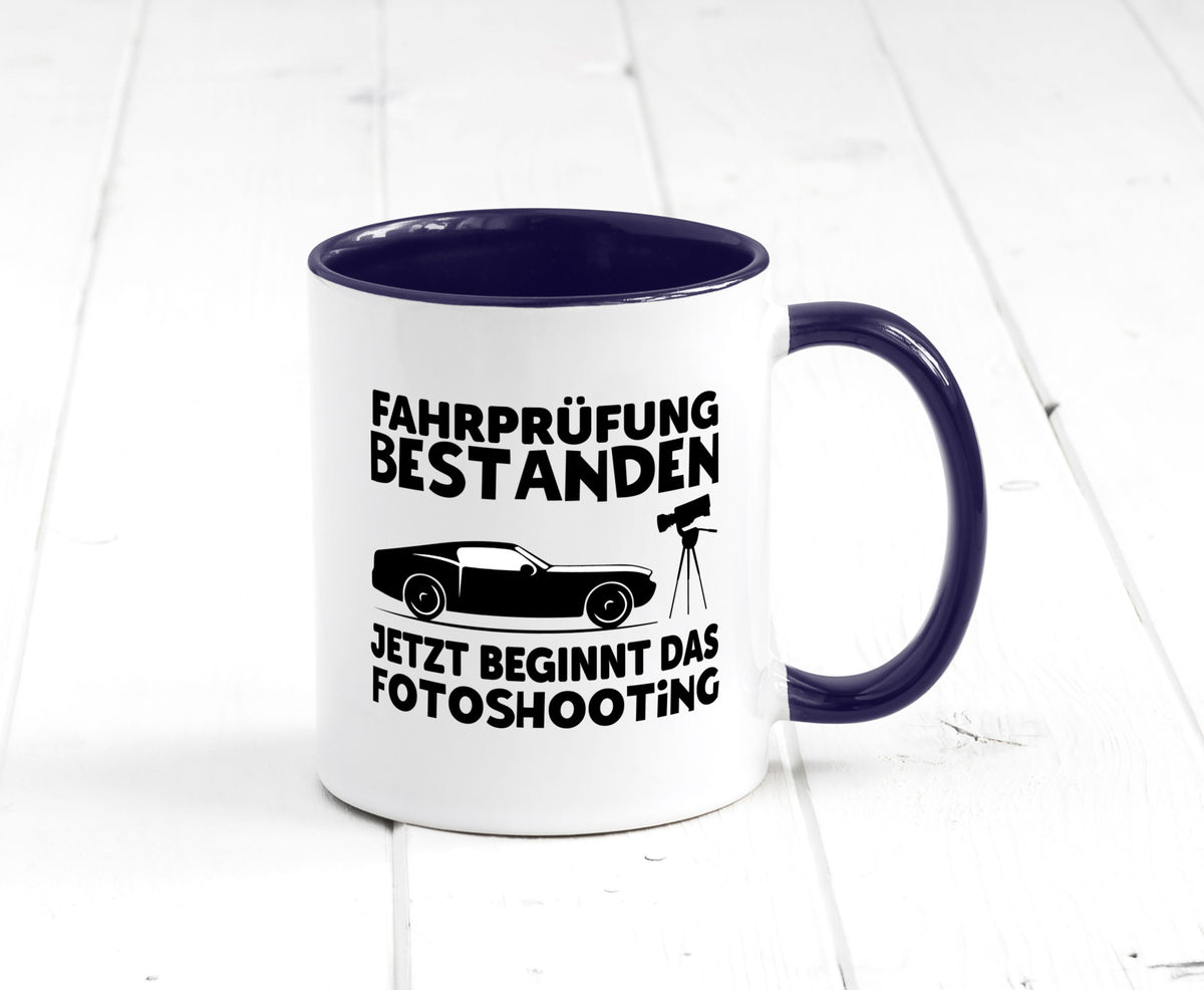 Fahrprüfung bestanden | Autofahren Führerschein Geschenk Humor Geschenkidee Tasse