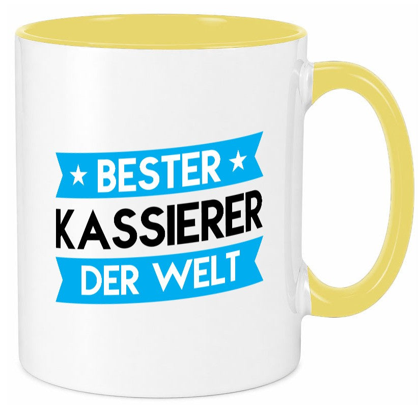 Bester Kassierer lustiger Spruch Geschenk Humor Geschenkidee Tasse