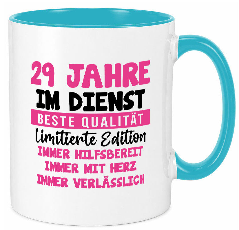 29 Jahre im Dienst | Jubiläum Arbeit v10 Geschenk Kollegen Büro lustiger Spruch