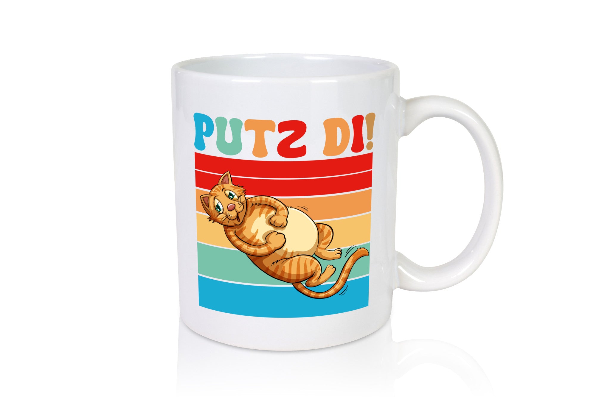 Putz di | Katze Katzenfreunde Katzen Geschenk Tierliebhaber Humor lustiger