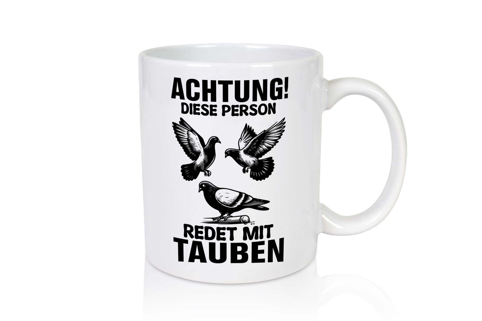 Redet mit Tauben | Taubenschlag Geschenkidee Humor Tasse