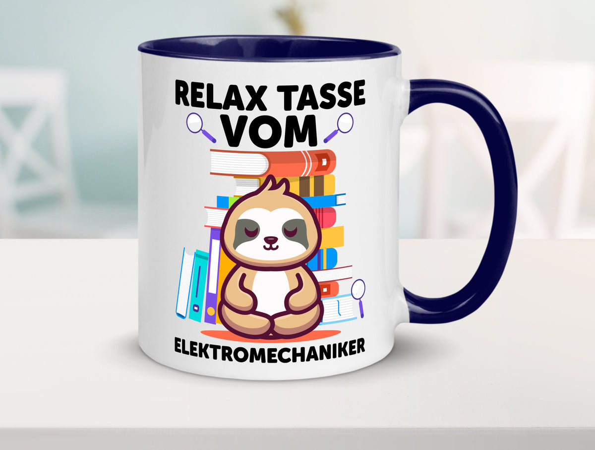 Relax Tasse: Elektromechaniker | Mechaniker Geschenk Humor Geschenkidee